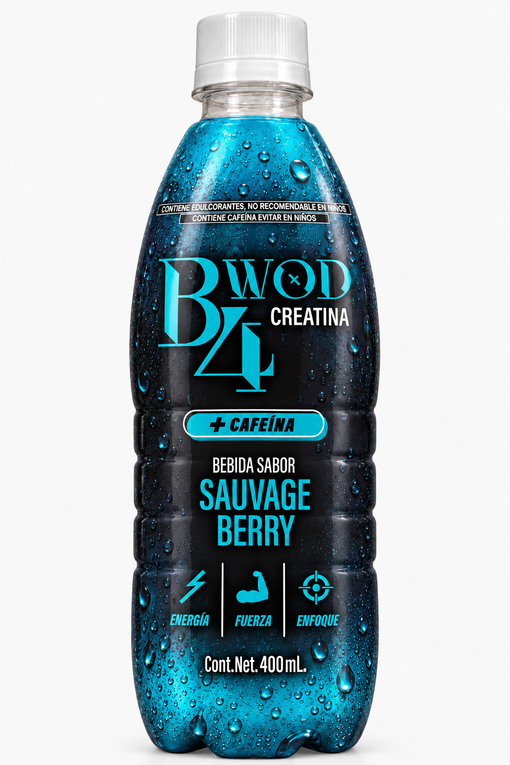 Botella B4WOD Sauvage Berry de 400 ml